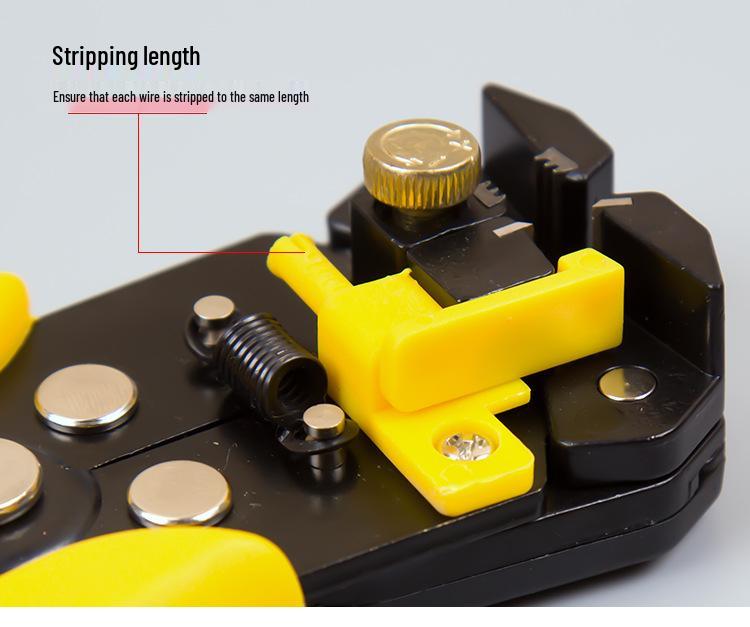 Automatic Multifunctional Wire Stripper, Cutter, and Crimper Pliers