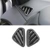 Carbon Fiber 2X Dashboard Air Vent Outlet Cover Trim For Hyundai Kona 2018-2022