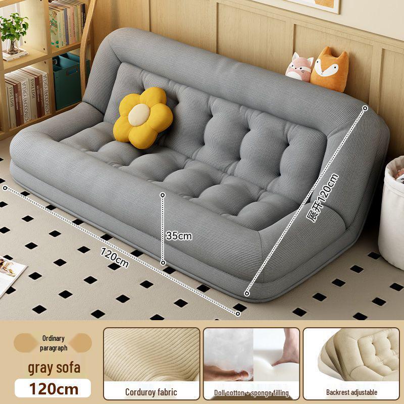 

Versatile Recliner Sofa: Single, Double, or Three-Person Lounge Chair, Bedroom Dual-Use, Human Dog House, Tatami-Style Small Sofa. 150cm