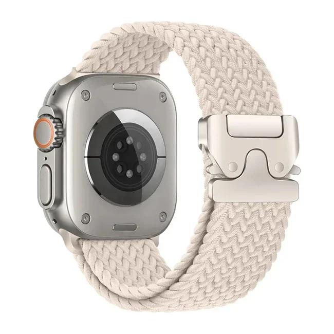 Braided Solo Loop Strap For Apple Watch Ultra 2 band 49mm 44mm 45mm 46mm 40mm 41mm 42mm Bracelet iWatch Series 10 9 SE 8 7 6 5 4