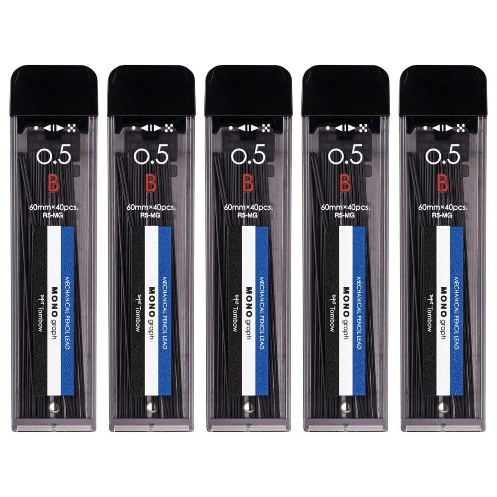 Tombow Pencil Sharp Lead MONO Monograph MG B 0.5mm Set of 5 R5-MGB01-5P