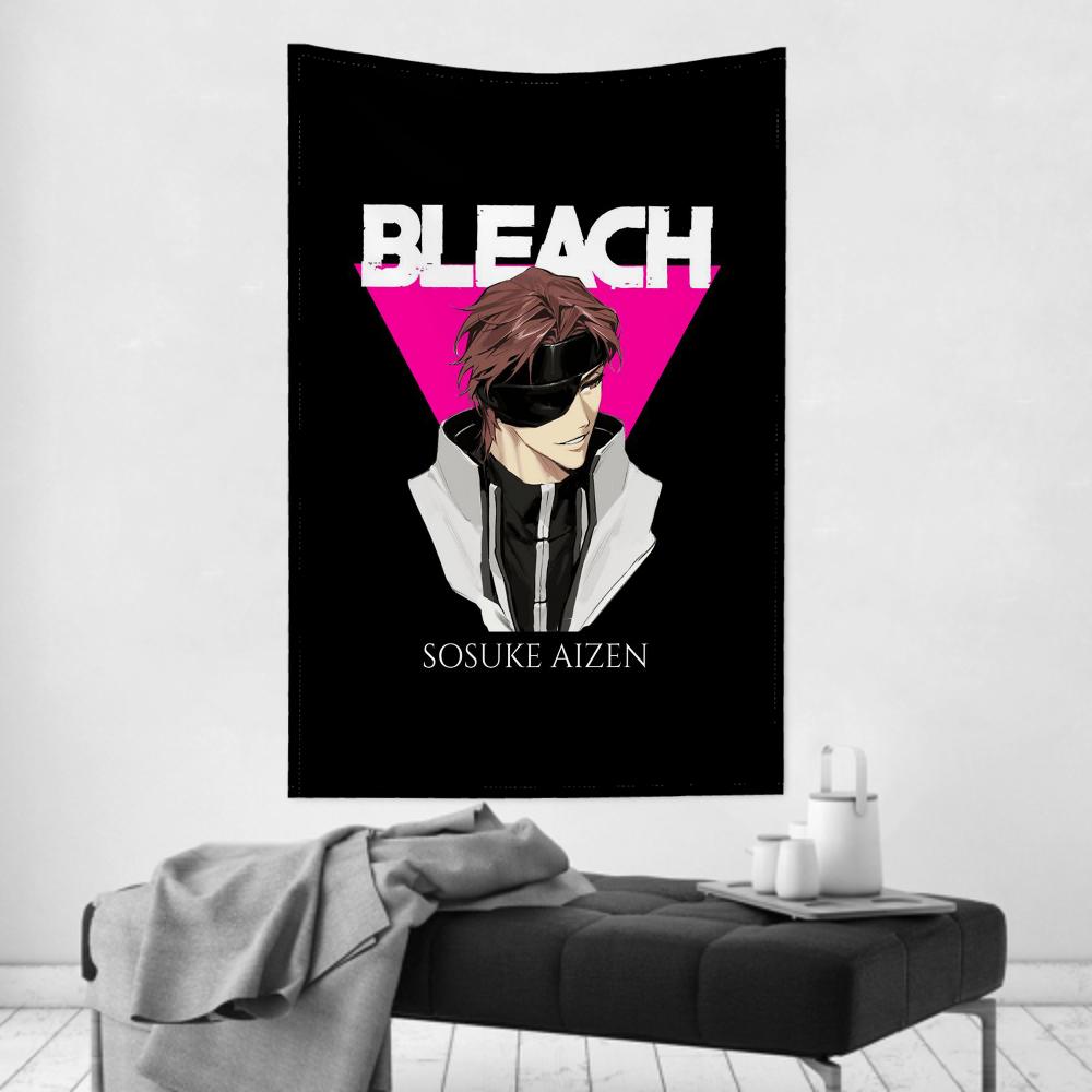 Sosuke Aizen Comics Bleach Tapestry Room Decor Wall Cloth Party Hanging Background Room Decor Baby Room