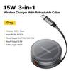 15W 3 in 1 Charger – grau
