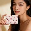 Printing Tri-fold Wallet Cherry Card Holder Fashion PU Leather Wallet Daily