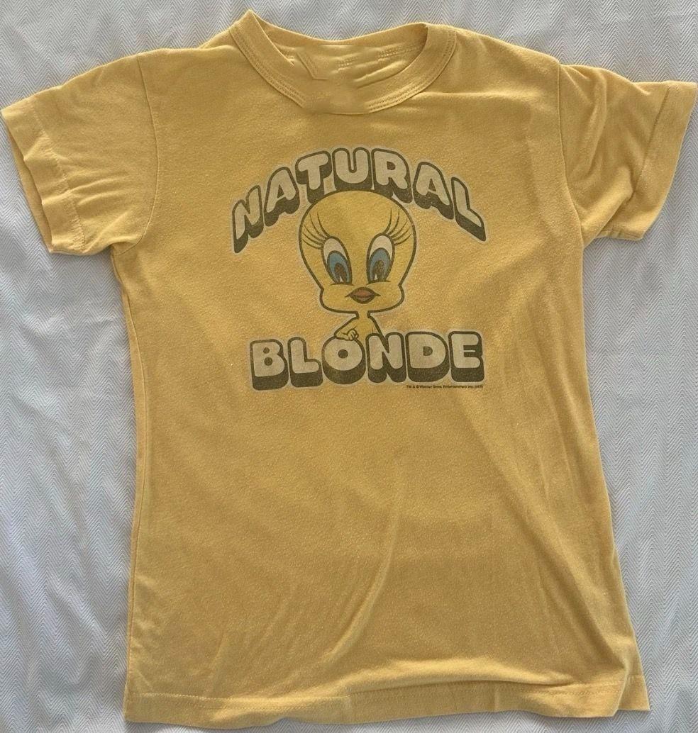 NATURAL BLONDE Cartoon Retro Unisex T-shirt S-5XL Unisex T-Shirt S