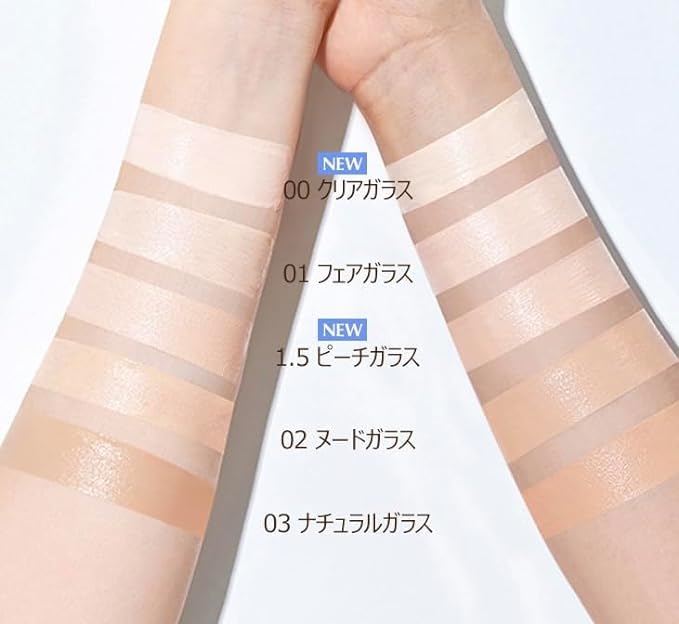 Fwee Cushion Foundation Cushion Glass SPF50+ PA+++ (Cushion Glass 03 Natural Glass, 13g)