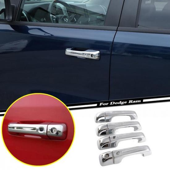 Car Door Handle Trim Cover For Dodge RAM 1500 - 2024 Accessories ABS Chrome