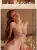 Man Yan Lace Underwire Push-Up Camisole Nightgown Set