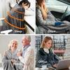 Coral Velvet USB Heating Shawl 8 Heated Areas Electric Blanket Heating Blanket  Bed Warming