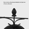 Antique Iron Double Side Wall Clock Easy Read Hanging Wall Clocks Home Decors for Outdoor Indoor Photography Props