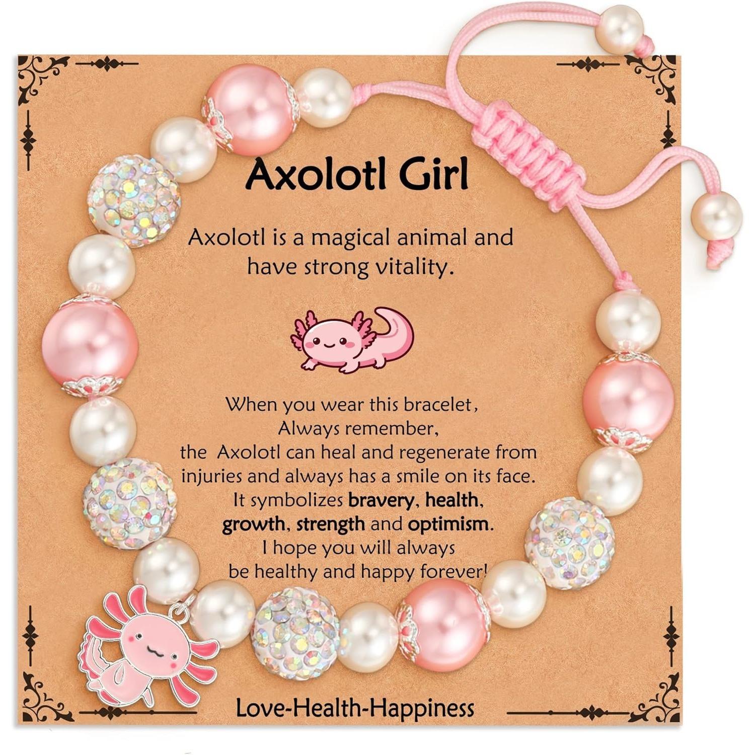 JYL TS Bracelet Valentine  Romantic Design Feng Shui Love & Passion Axolotl-Girl-1 портленд оранжевый