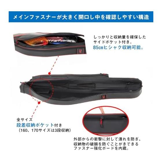 DAIWA Rod Case Rod Case FF 128R/135R/145R/160R/170R/135RW/145RW/160RW Various (2025 Model)