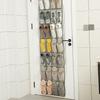 24/28 Grid Wall-mounted Shoes Organizer Rack Over the Door Hanging Storage Holder Rack Bedroom Closets Shoes Storage Bag