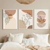 Bohemian Light Block Canvas Poster Vintage Minimalist Line Leaf Wall Art Prints For Modern Living Room & Scandinavian Home Decor