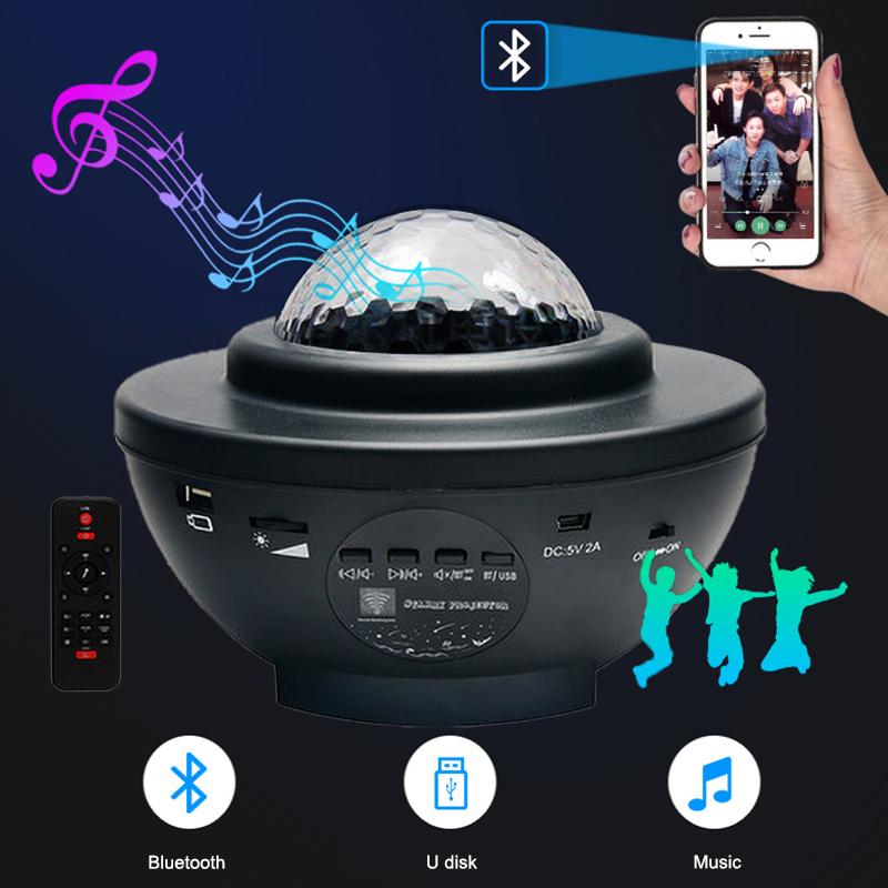Hot Selling Star Laser Sky Rotating Led Starry Ocean Wave Projector