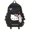 Hello Kitty Backpack, Women's New Sanrio Cute Backpack, Female Middle School High School Student Printed Backpack