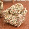 Sofa 1/12 Accessories Pattern Set with Cushions Toys