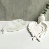 Wings Love Tray Silicone Mold DIY Tree Stump Dish Concrete Cement Plaster Resin Mold Storage Tray Plate Mould Home Decor