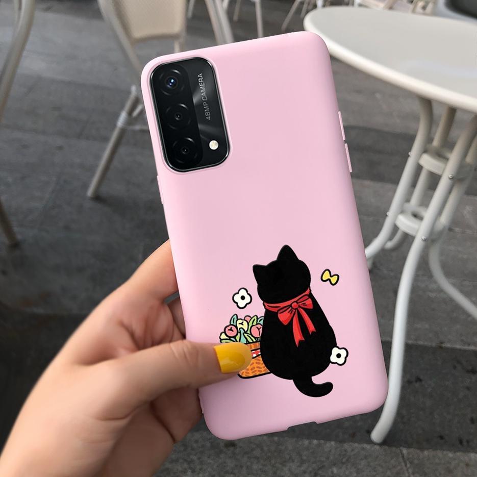 For Oppo A74 4G Case CHP2219 New Fashion Soft Silicone Phone Back Cover For Oppo A74 5G OppoA74 A 74 Cases Fundas Cartoon Bumper