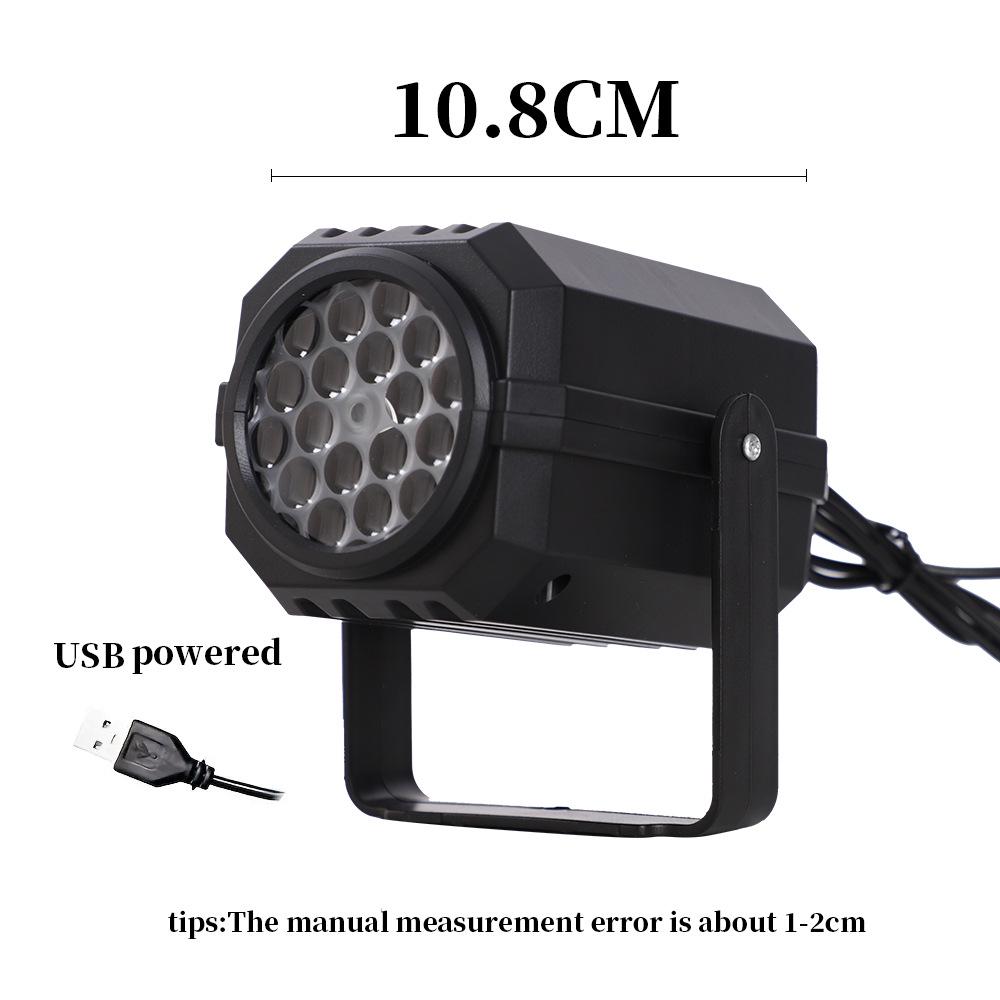 16-Pattern LED Christmas Blizzard & Starry Sky Projector Light for Indoor Atmosphere