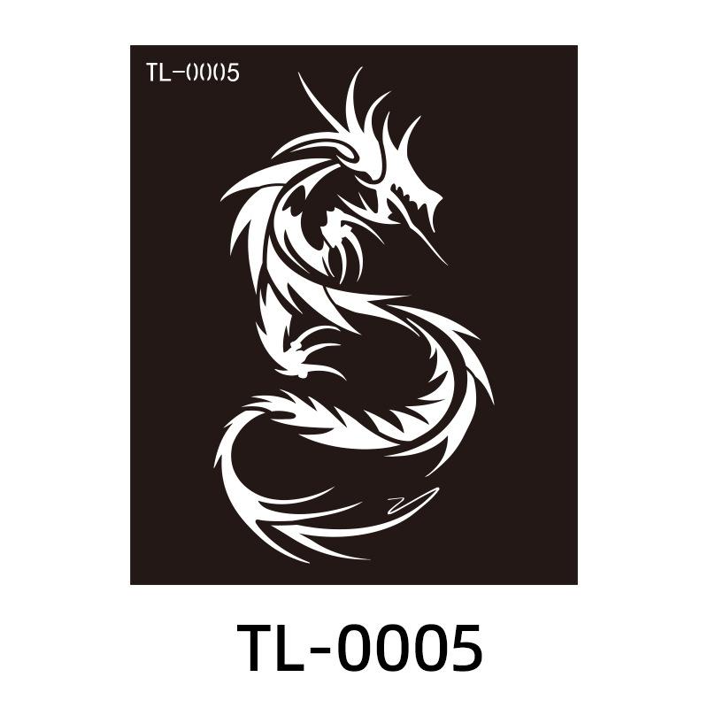 Beauty Sticker Hollow Tattoo Sticker Juice Inkjet Tattoo Template Diy