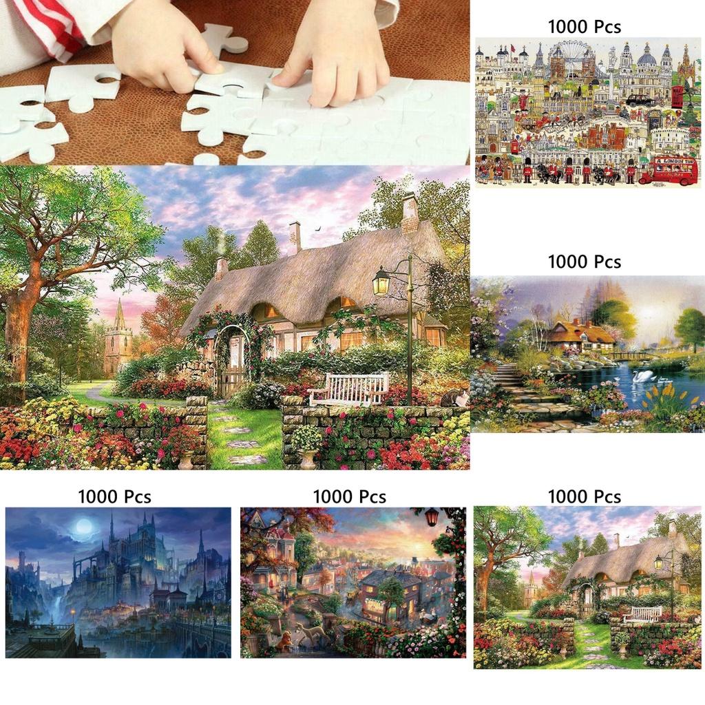 Puzzle Adulte 1000 Pièces Matériau Papier Décoration Intérieure Activité d'Amitié Cadeau Unique Inspiration d'Apprentissage
