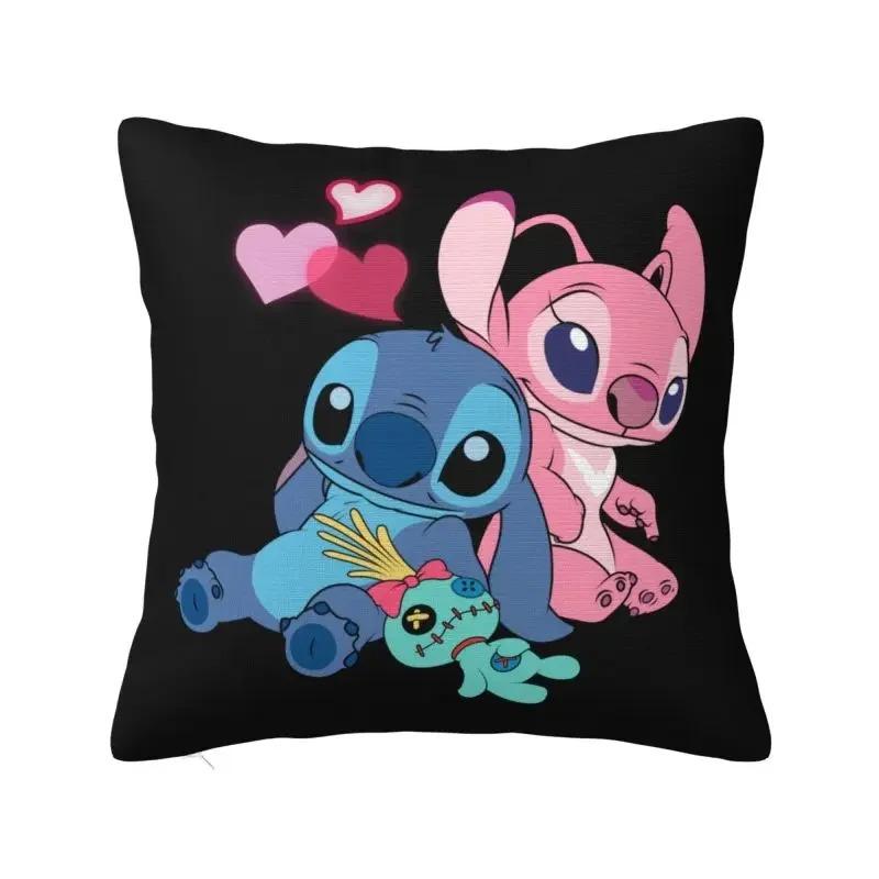 Home Decor Stitch Cartoon Patterns For Cozy Decor Pattern Cushion Cover Suitable For Sofa Bedroom Car Pillow Cover