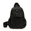 Schoolbag Small Backpack Women's 1011 New Fashion Large Capacity Breast Bag Casual Versatile Multifunctional Women's Travel Backpack