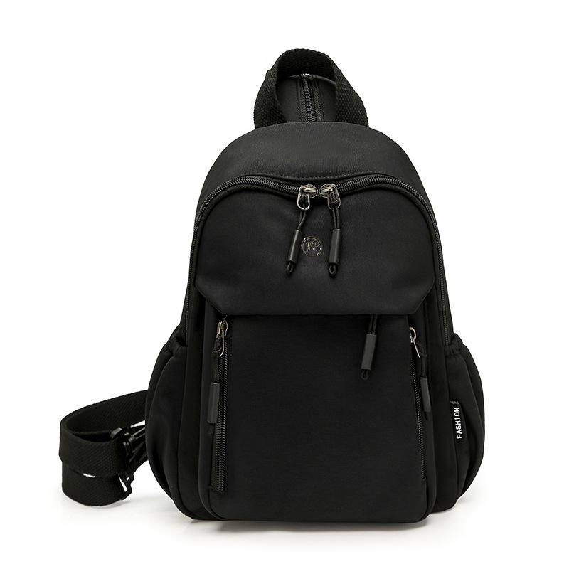 Schoolbag Small Backpack Women's 1011 New Fashion Large Capacity Breast Bag Casual Versatile Multifunctional Women's Travel Backpack