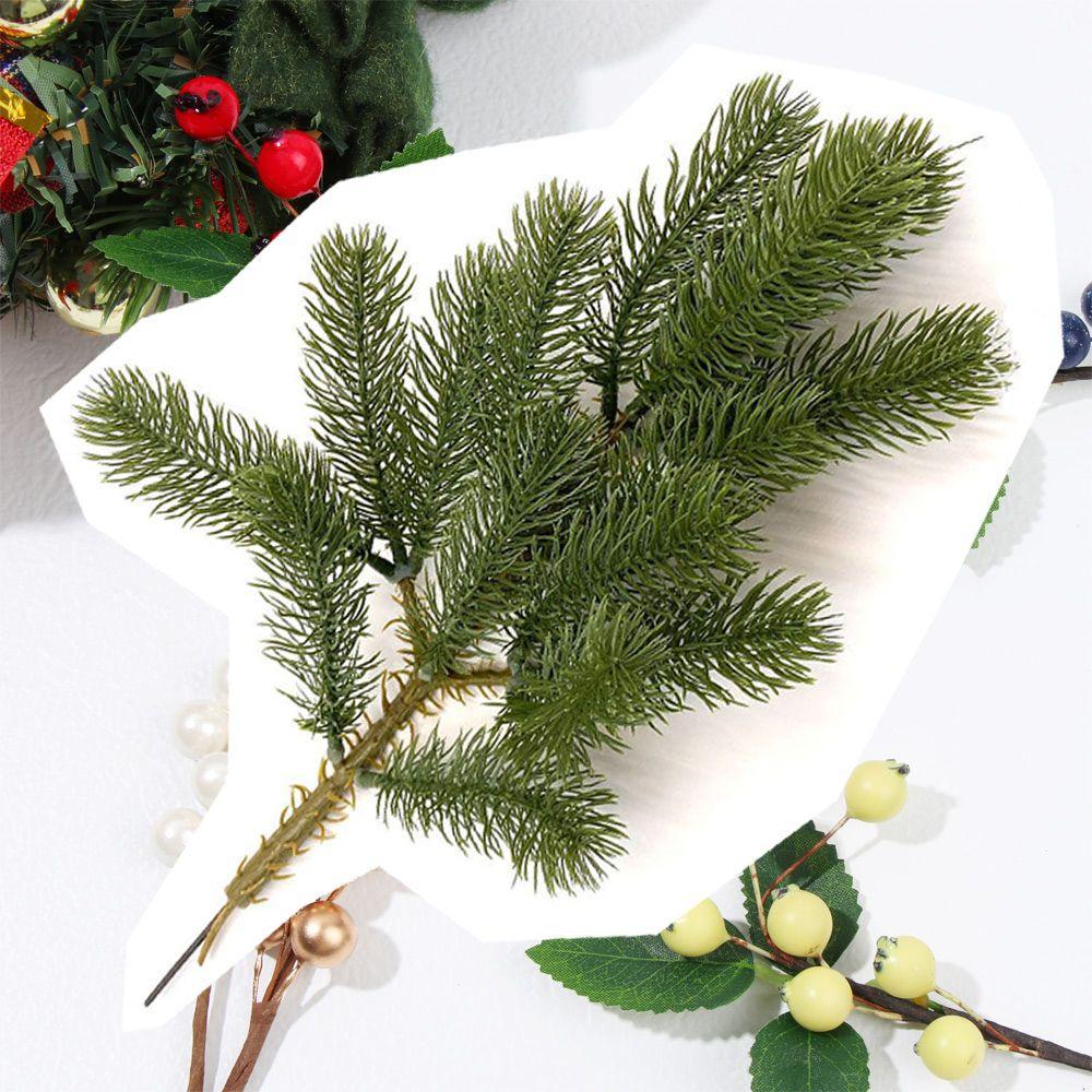Christmas Artificial Branches Flower Pine Plants Xmas Tree Ornament Home Decor Christmas Artificial Branches Flower Pine Plants Xmas Tree Ornament Home Decor