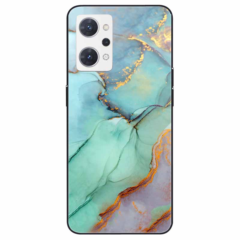 For OPPO Reno 9A 7A Case Soft TPU Fashion Marble Silicone Bumper Covers for OPPO Reno 9 A 5G CPH2523 Reno7A Protector Reno9 A