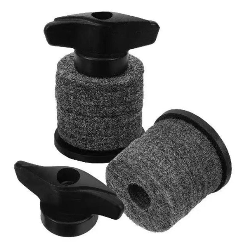 Quick Releasing Cymbal Fastening System with Vibration Dampening Washers and Nonslip Plastic Base for Drum Repairing