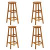 Vidaxl 5-Cz. Garden Bar Furniture Set, Solid Acacia Wood