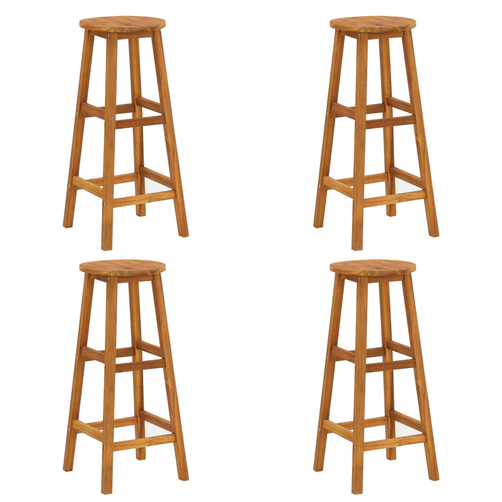 Vidaxl 5-Cz. Garden Bar Furniture Set, Solid Acacia Wood