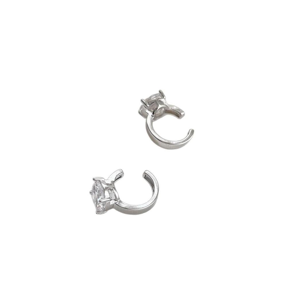 Zircon Round Ear Cuff: High-End Design, No Piercing Needed, Sweet & Cool Statement Earring