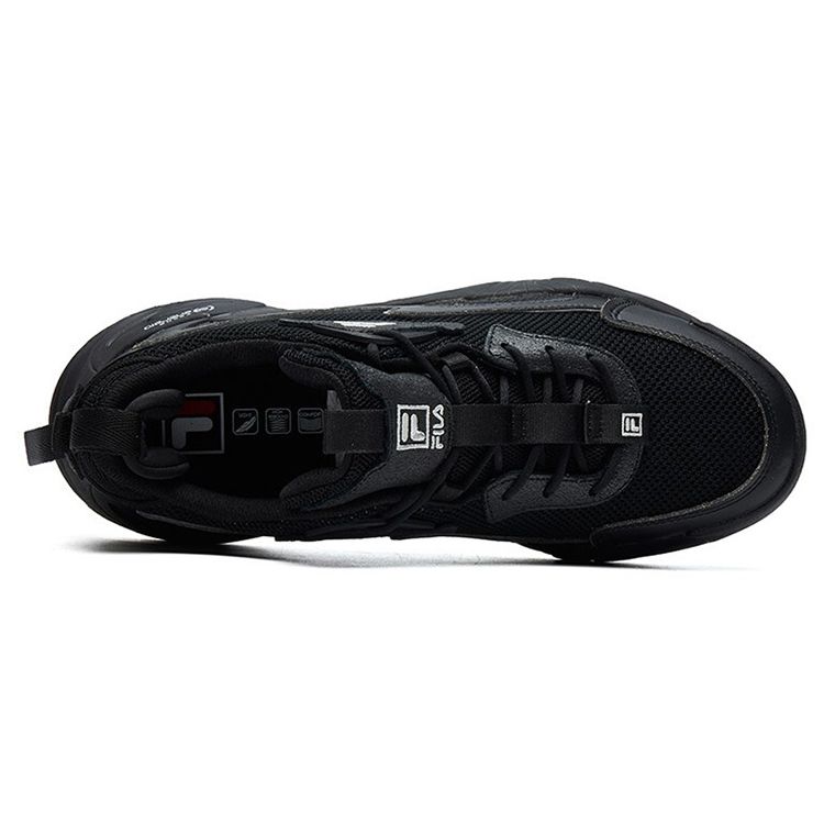 Fila Vortex Low Top Retro Basketball Shoes Men Sneaker Black F12M111234FBK