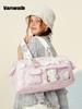 Vanwalk River Pocket Tote Bag [Pink]