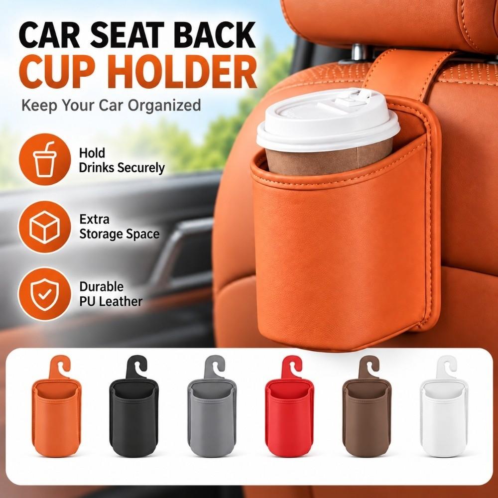 Hanging Car Seat Back Beverage Racks Stable Auto Seat Back Organizer Car Interior Accessories