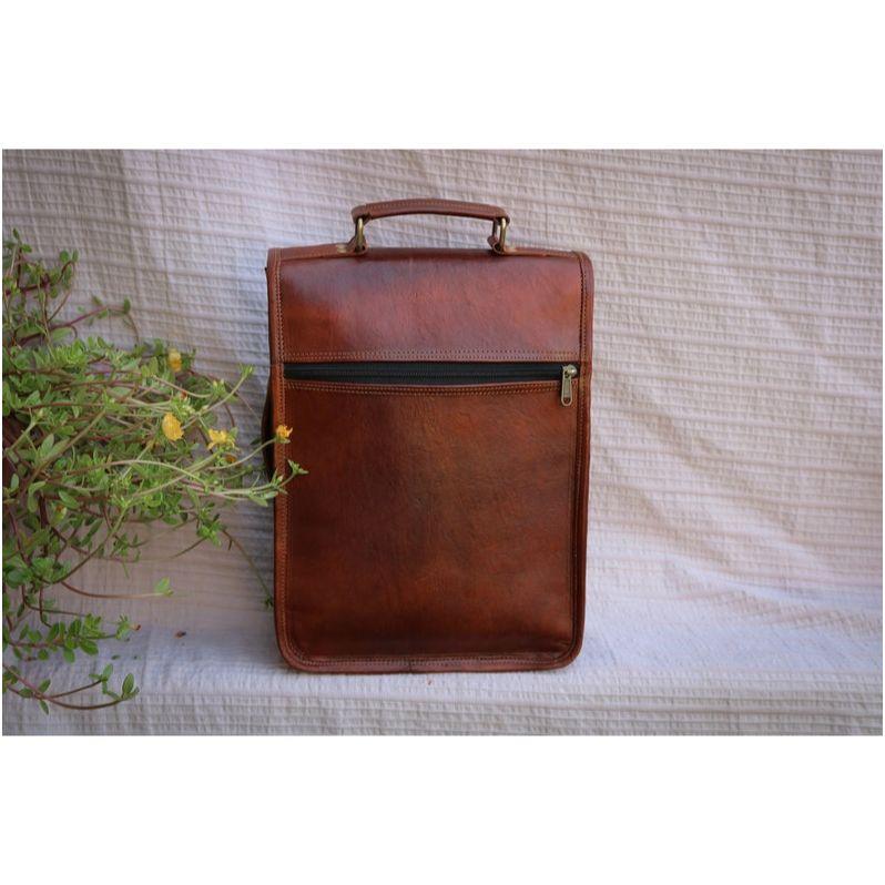 13" Leder Messenger Bag Laptoptasche Büro Aktentasche Geschenk für Männer Computer Distressed Umhängetasche