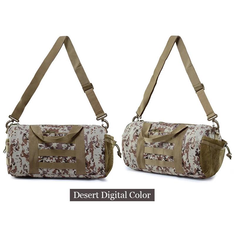 Outdoor Shoulder Bag Camouflage Bag Men Hiking Fishing Camping Portable Waterproof Shoulder Backpack 20L