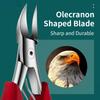 Professional Concave Stainless Steel Nail Clippers: Sharp Curved Blade for Thick & Ingrown Toenails, Easy Trimming Design