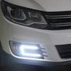 2PCS U Shape Car LED Lights Styling Super bright DRL Headlight Daytime Running Lighting Auto External Front Driviing Fog Lamp