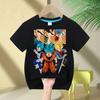 Dragon Ball T Shirt Bambini Tops Tee Anime Figure Son Goku Super Saiyan T-shirt Ragazzi T-shirt Bambini Vestiti Estate Manica Corta