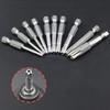 10Pcs 50mm Blossom Head Screwdriver Bit Set 1/4inch Hex Security Screwdriver Drill Magnetic Screwdriver Bit Tool