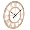 Hometime Shabby Chic Round Wall Clock Cut Out Dial 60cm