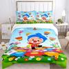 Exquisites 3D Plim Clown Tapeten Anime Digitaldruck Bettwäsche Set Bettbezug Steppdecke Bett Jugend Kinder Mädchen Jungen Geschenk