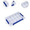 Clear Organizer Box Bead Empty Jewelry Storage Tackle for Crafts Art DIY Nail