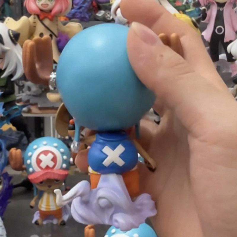 One Piece In Stock 10cm Two Years Later Chopper Figure Cute And Creative Q Table Ornaments Around The Second Element
