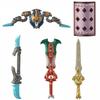 Medieval Figure Weapons Accessories Kits Building Blocks King Sword Lion King Shield Trident Battle Double-edged Axe Brick Toy