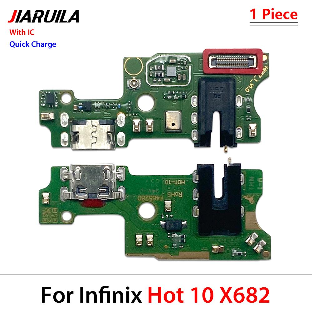 11Pcs , Usb Dock Charger Port For Infinix Hot 11 Play Smart 9 Spark 11C 1G Hot 11 Charging Board Module Flex Cable With Micro